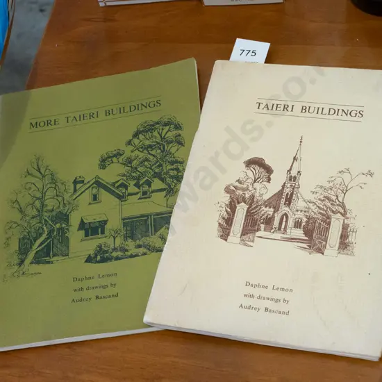 2x Taieri Buildings books