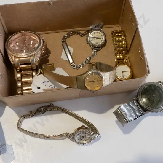 box of wristwatches