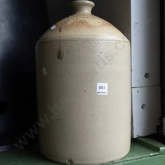 salt glazed bottle crock H380