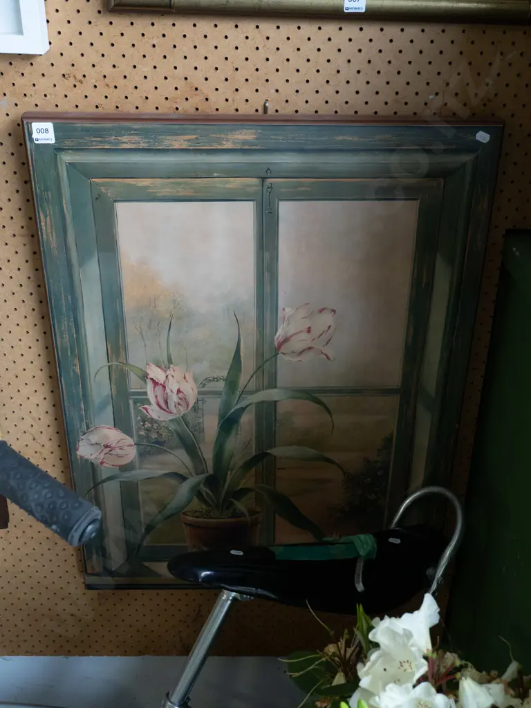framed print on board - tulips Image 1++