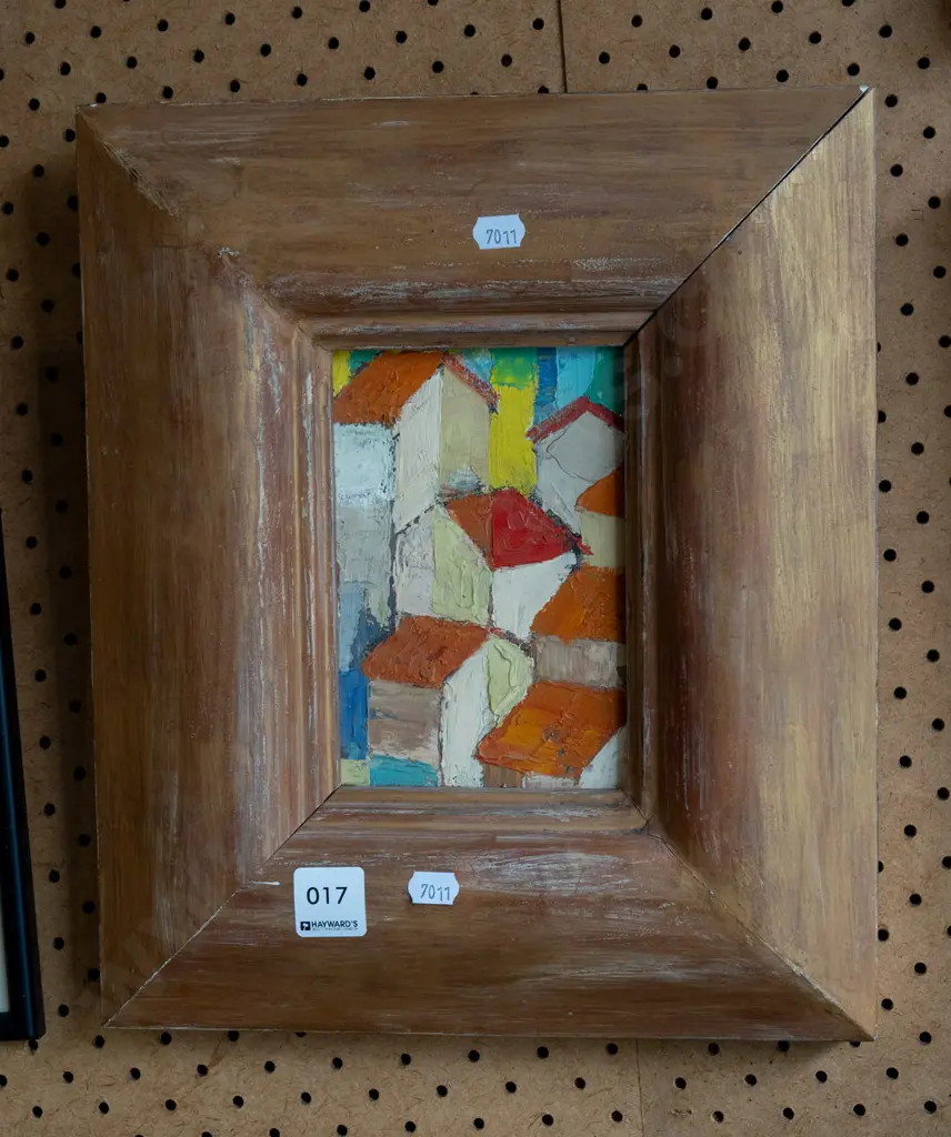 heavy framed oil - houses H150 Image 1++