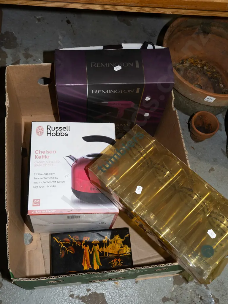 box; kettle, air dryer, tumblers etc Image 1++