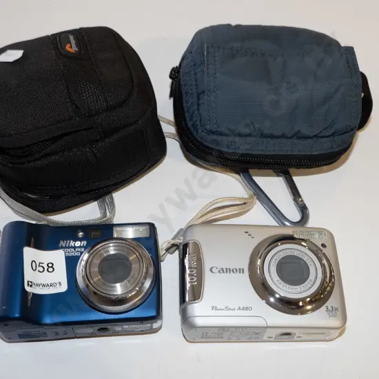 Nikon Cool Pix and Canon Power digital cameras and accessories