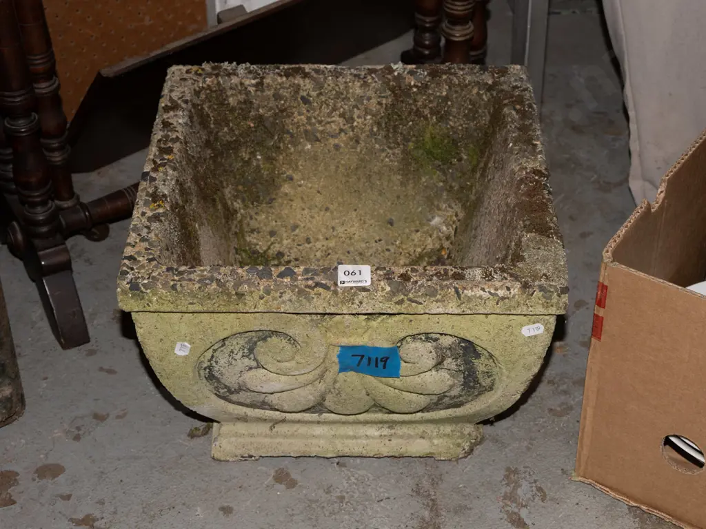 concrete garden planter Diam350 Image 1++