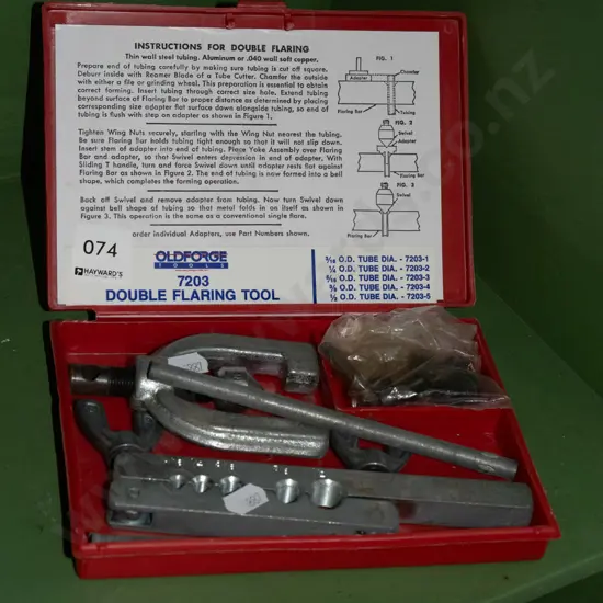cased double flaring tool