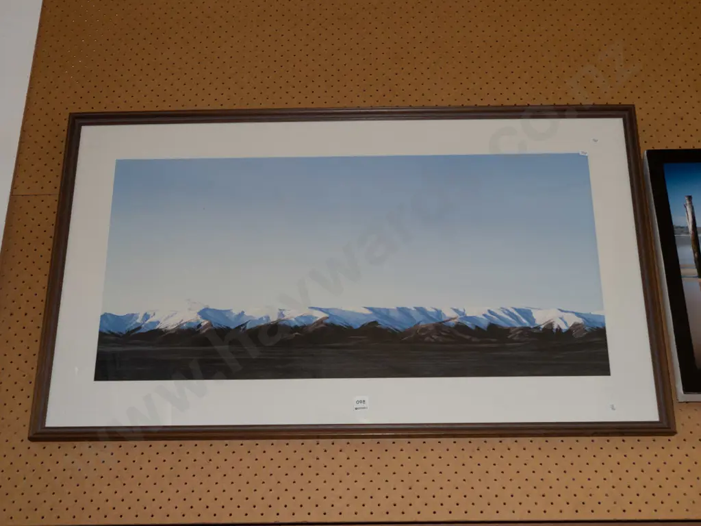 framed Grahame Sydney poster print - landscape Overall 630 Image 1++