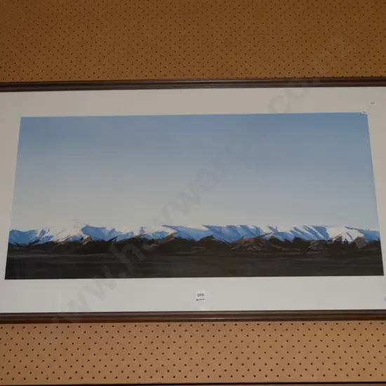 framed Grahame Sydney poster print - landscape Overall 630