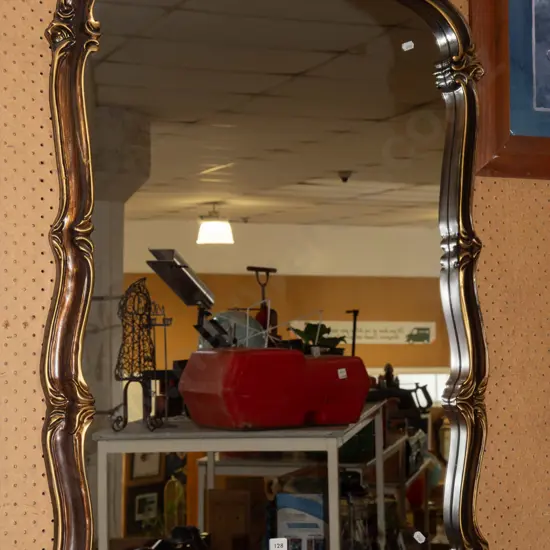 reproduction gilt framed wall mirror H1100