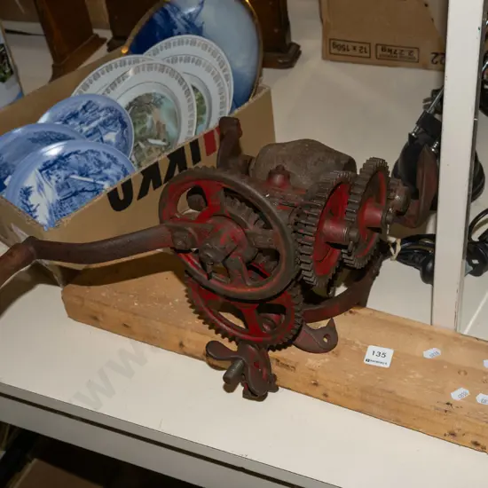 hand crank bench top sharpening stone