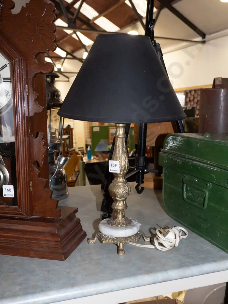 brass based table lamp H400 Image 1++
