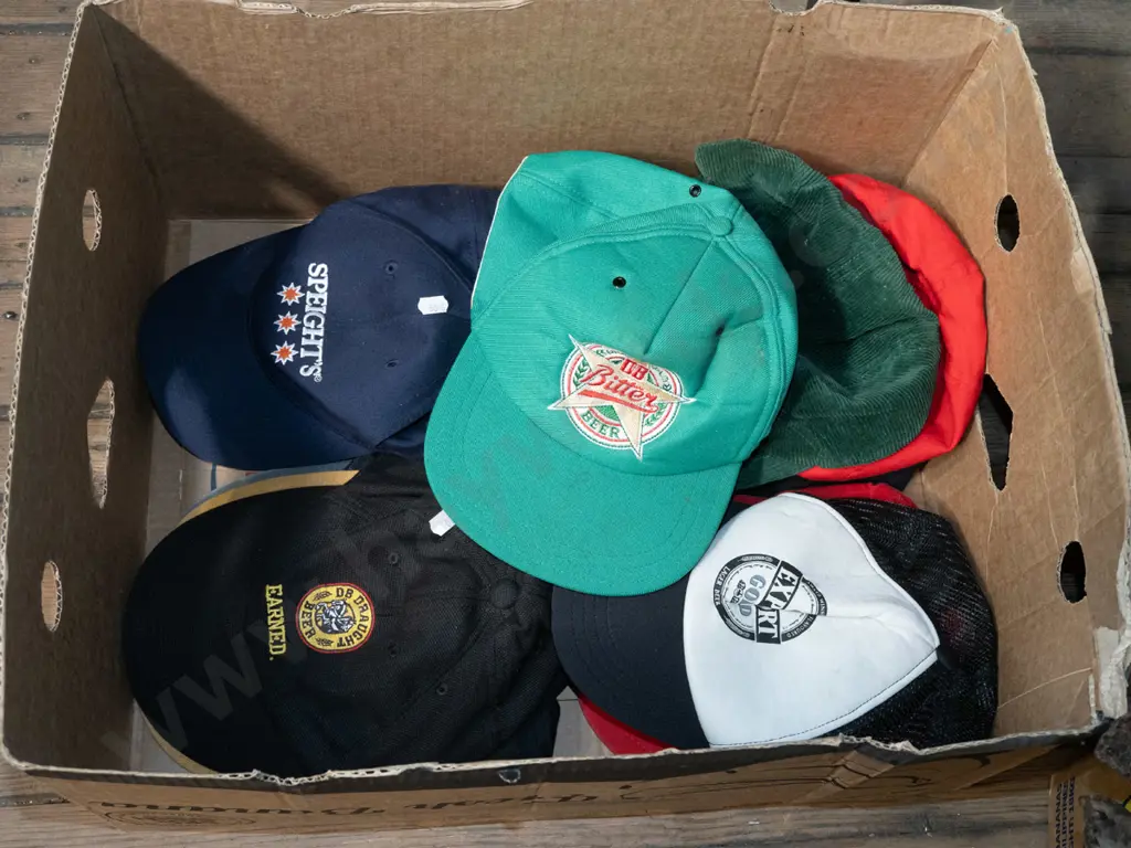 box; beer promotional caps Image 1++