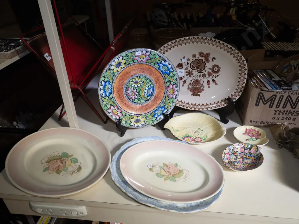 Maling plate, ashets, Carlton dishes etc Image 1++