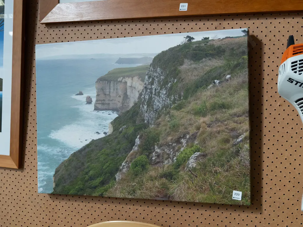 photo print on boxed canvas - coastal scene Overall H510 Image 1++
