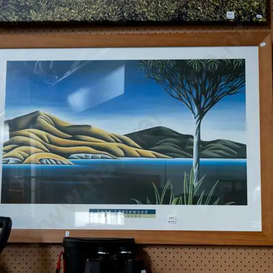 framed poster print - Lone Lancewood Overall H690