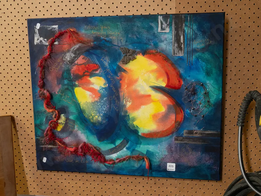 framed mixed media - abstract Image 1++