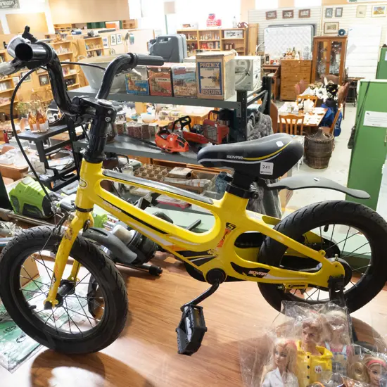 childs bike and trainer wheels