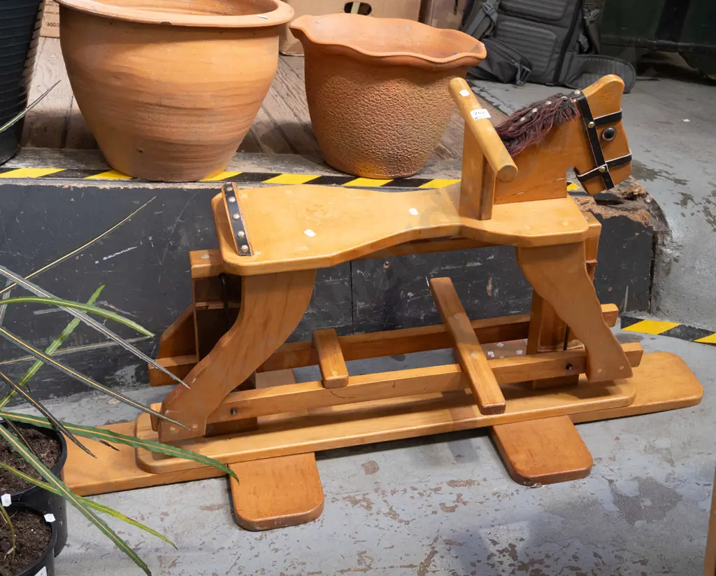 wooden rocking horse Image 1++