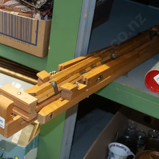 wooden artist's easel