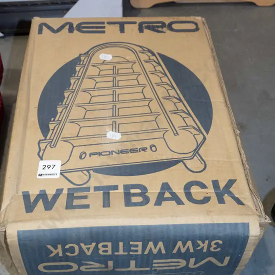 as new boxed 3KW wetback for a Metro fire