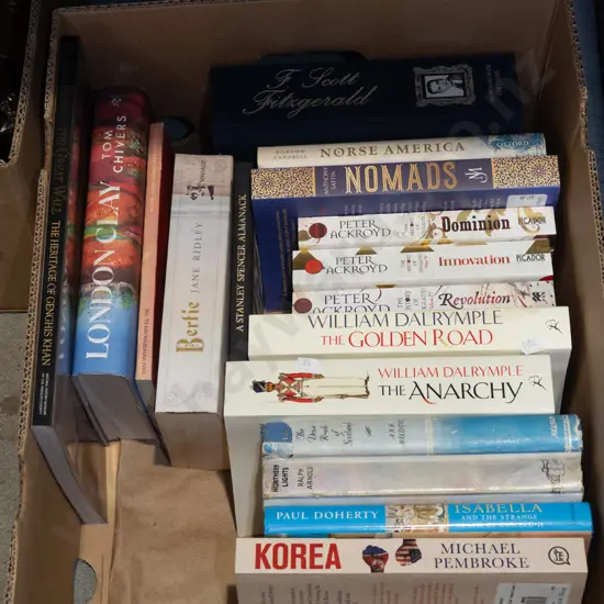 box; books 