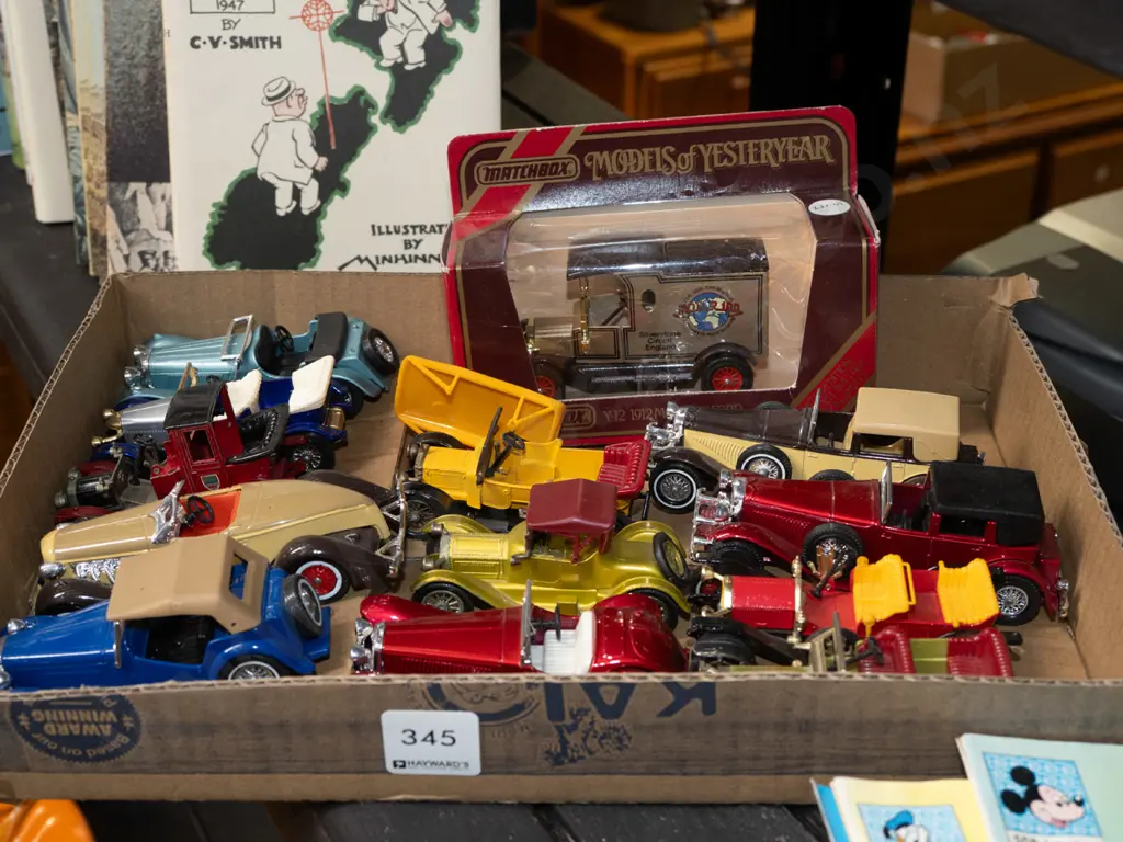 tray of toy vehicles Image 1++