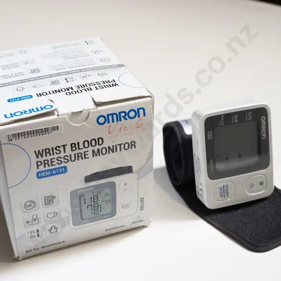 Omron blood pressure monitor