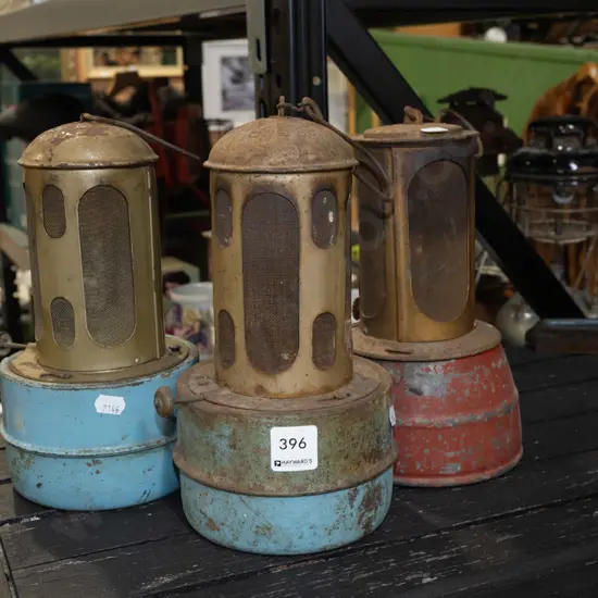 3x vintage glasshouse heaters