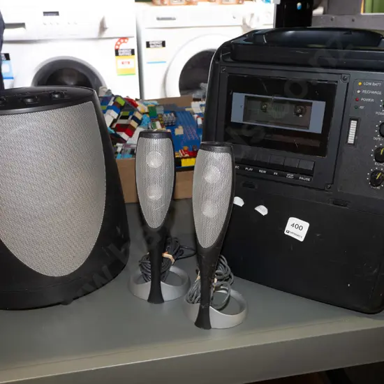 Harman Kardon computer speakers, portable pa system