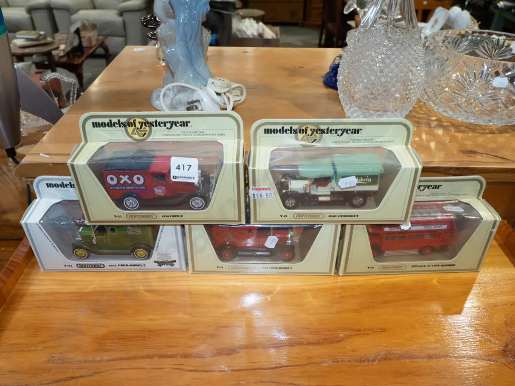 5x boxed Models of Yesteryear  vehicles Image 1++