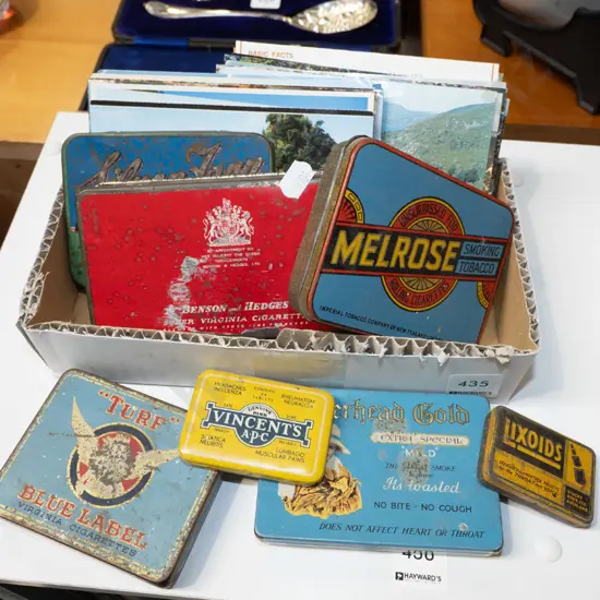 box of tins