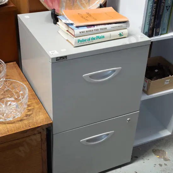 metal 2 drawer filing cabinet