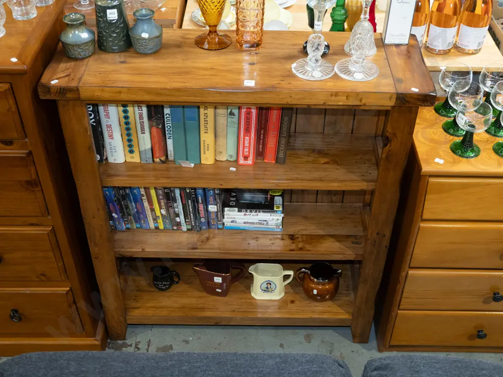 recycled timber bookcase H1070 W960 D305 Image 1++