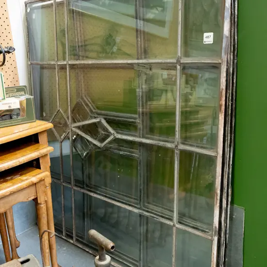 4x leadlight window panes H920 W835