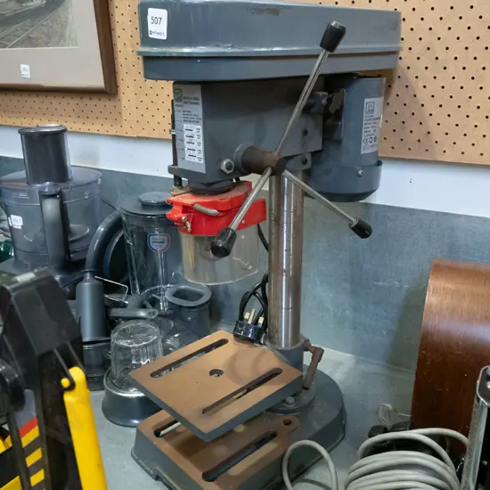 Precision drill press with English plug