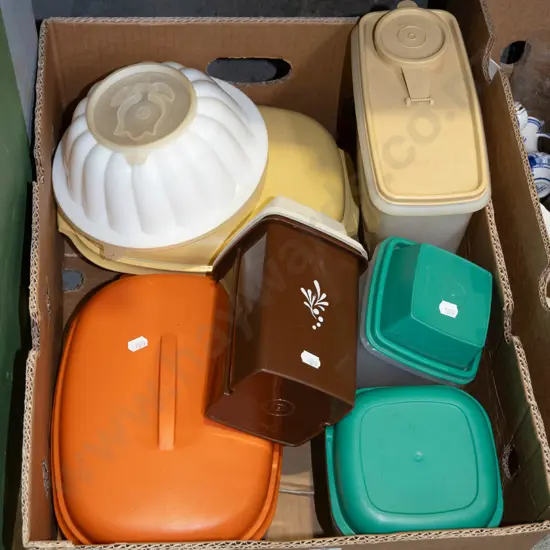 box of Tupperware