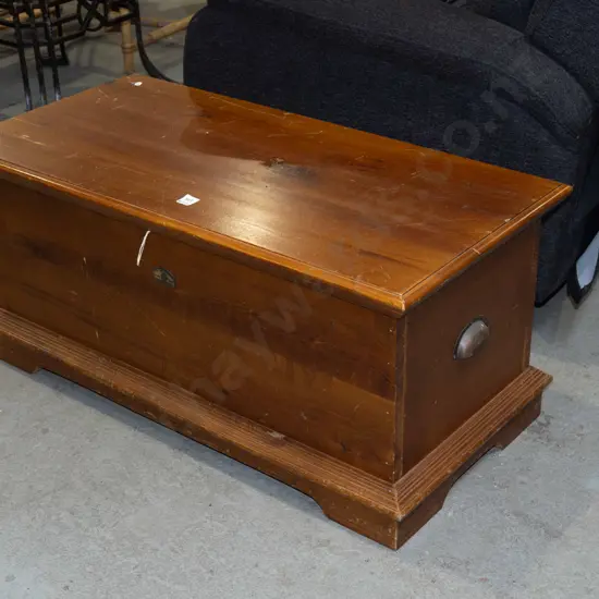 heavy solid wood blanket box