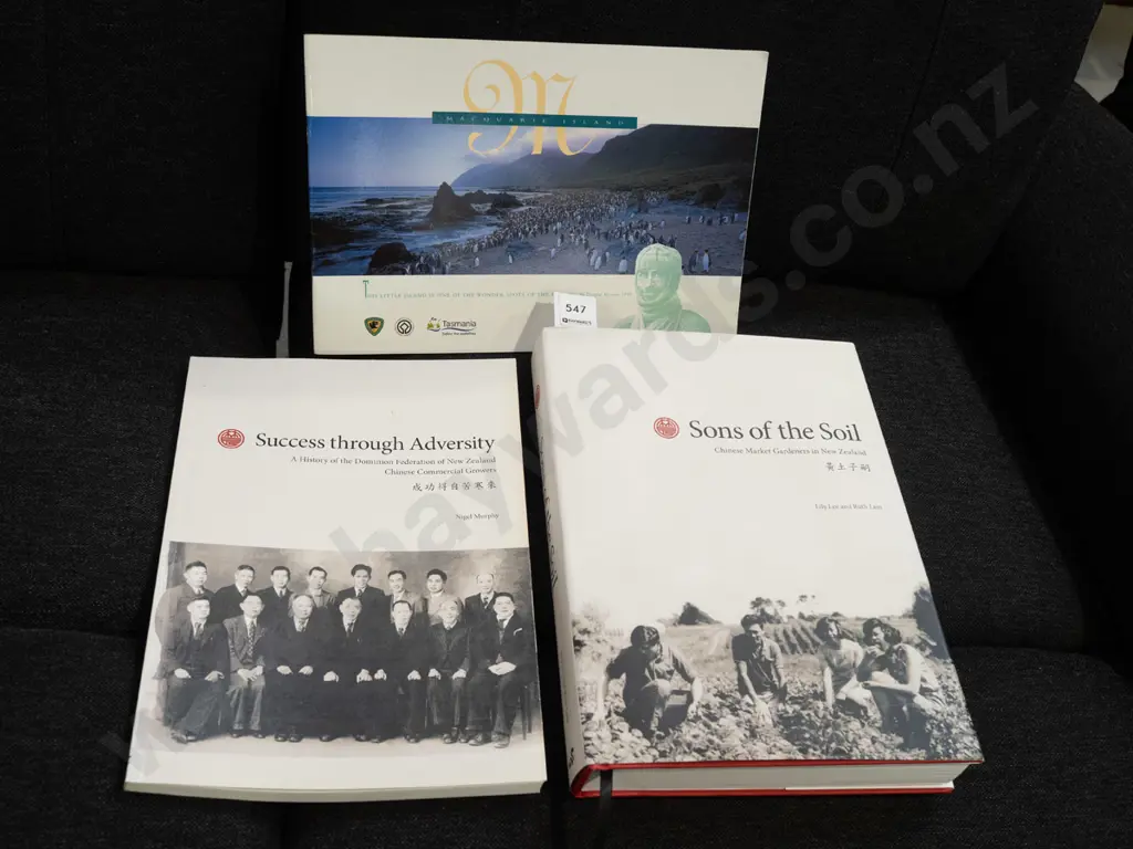2 books on NZ Chinese market gardener history and one other Image 1++