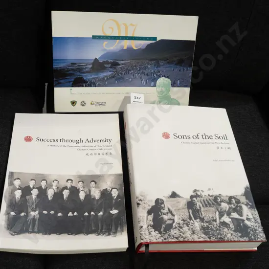 2 books on NZ Chinese market gardener history and one other