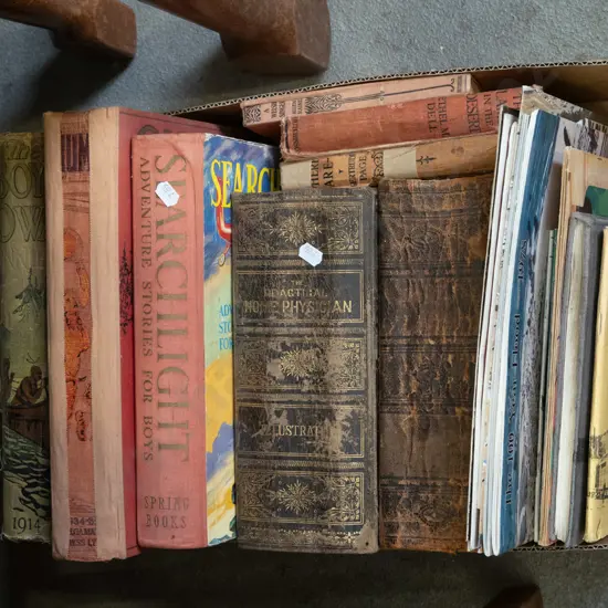 box; books etc