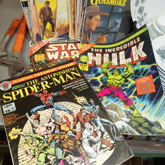 comic books, graphic novels