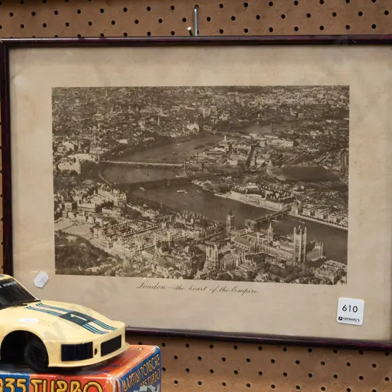 framed London print