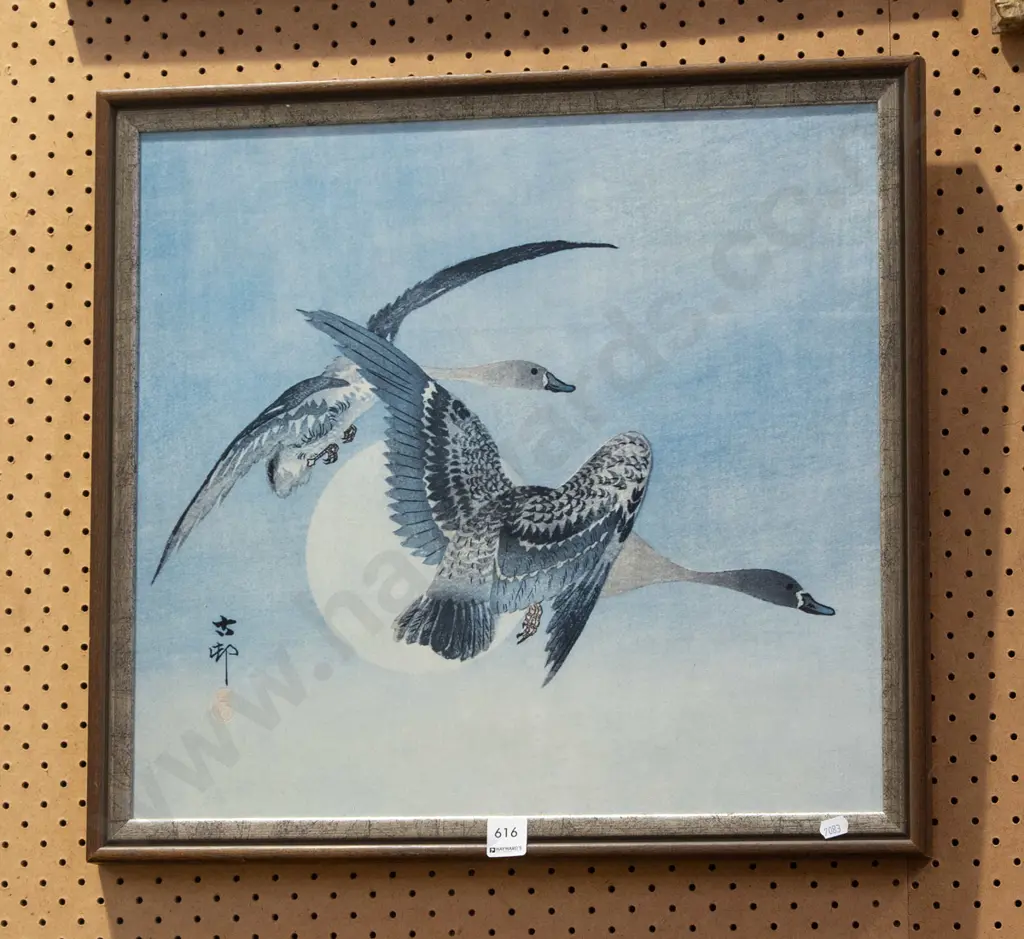 framed print on board - geese Image 1++