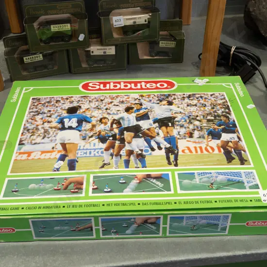 Subbuteo table top football game