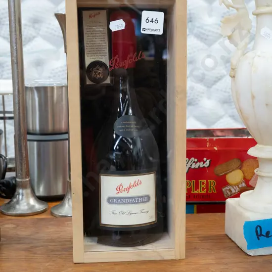 cased presentation 750ml Penfolds Granfather port