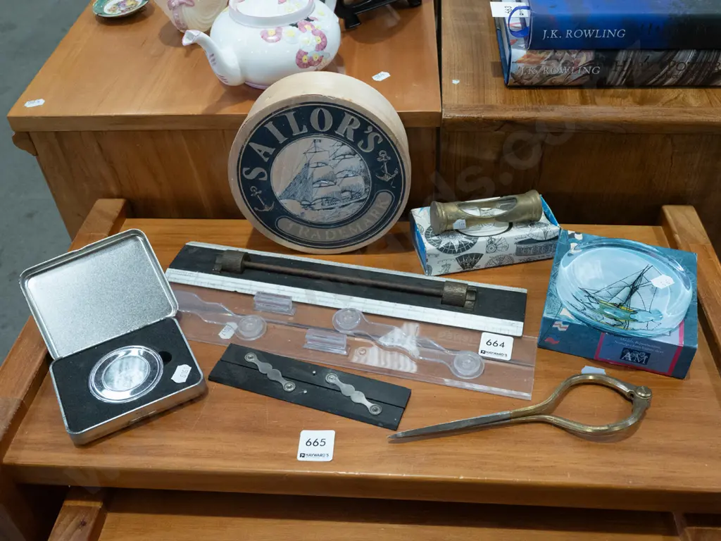 compass, hour glass, rolling ruler etc Image 1++