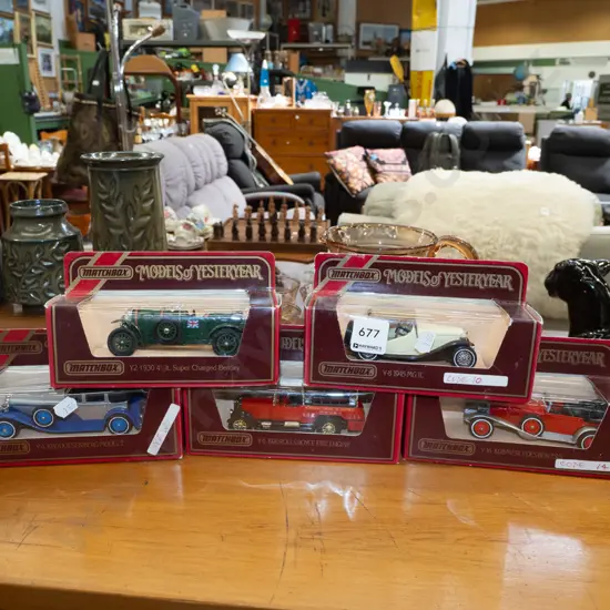 5x boxed Models of Yesteryear  
