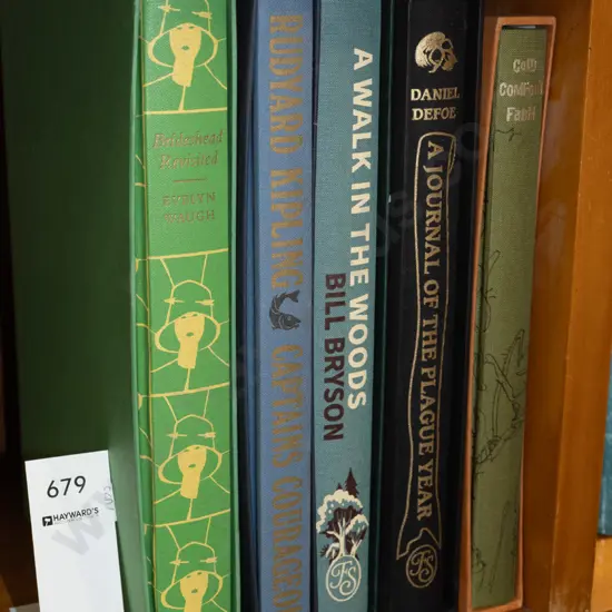 5x Folio Society books