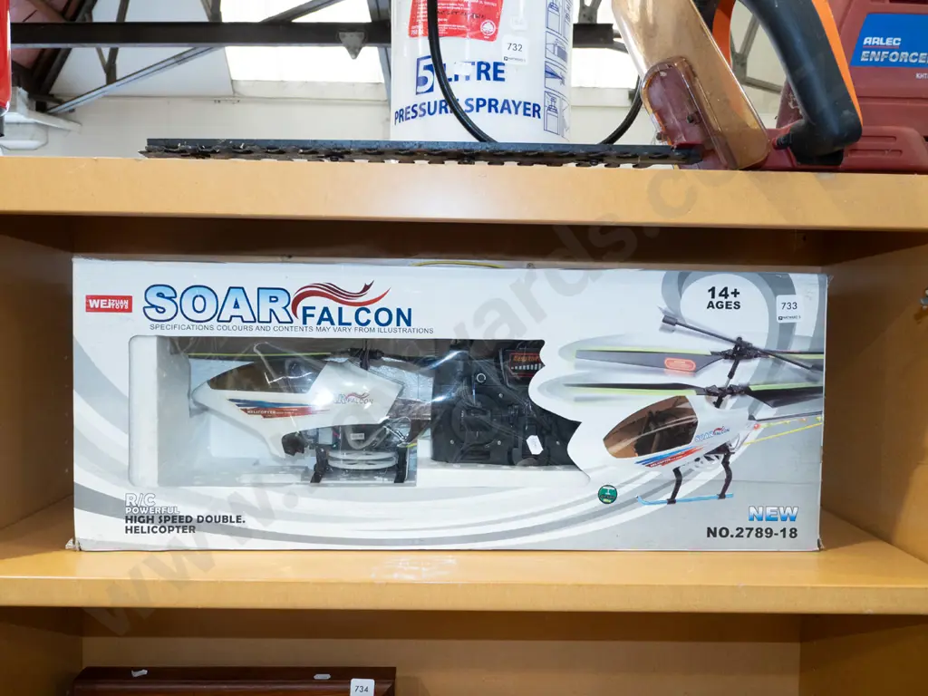 boxed Soar Falcon remote control helicopter Image 1++