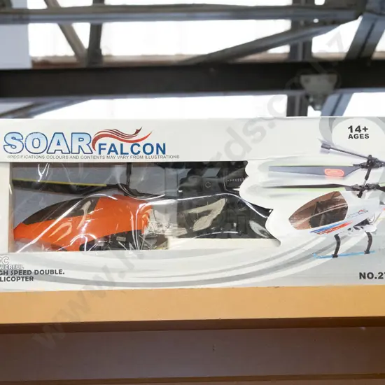boxed Soar Falcon remote control helicopter