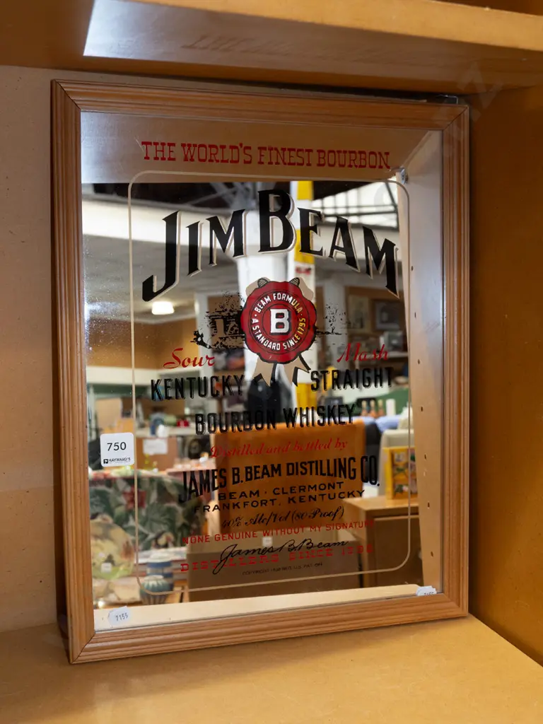 Jim Beam advertising mirror Image 1++